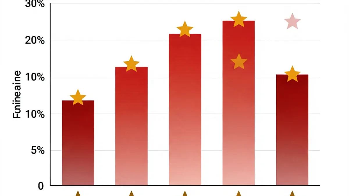 数据图表展示海角乱伦用户评分分布，五星占比最高，整体口碑偏正面